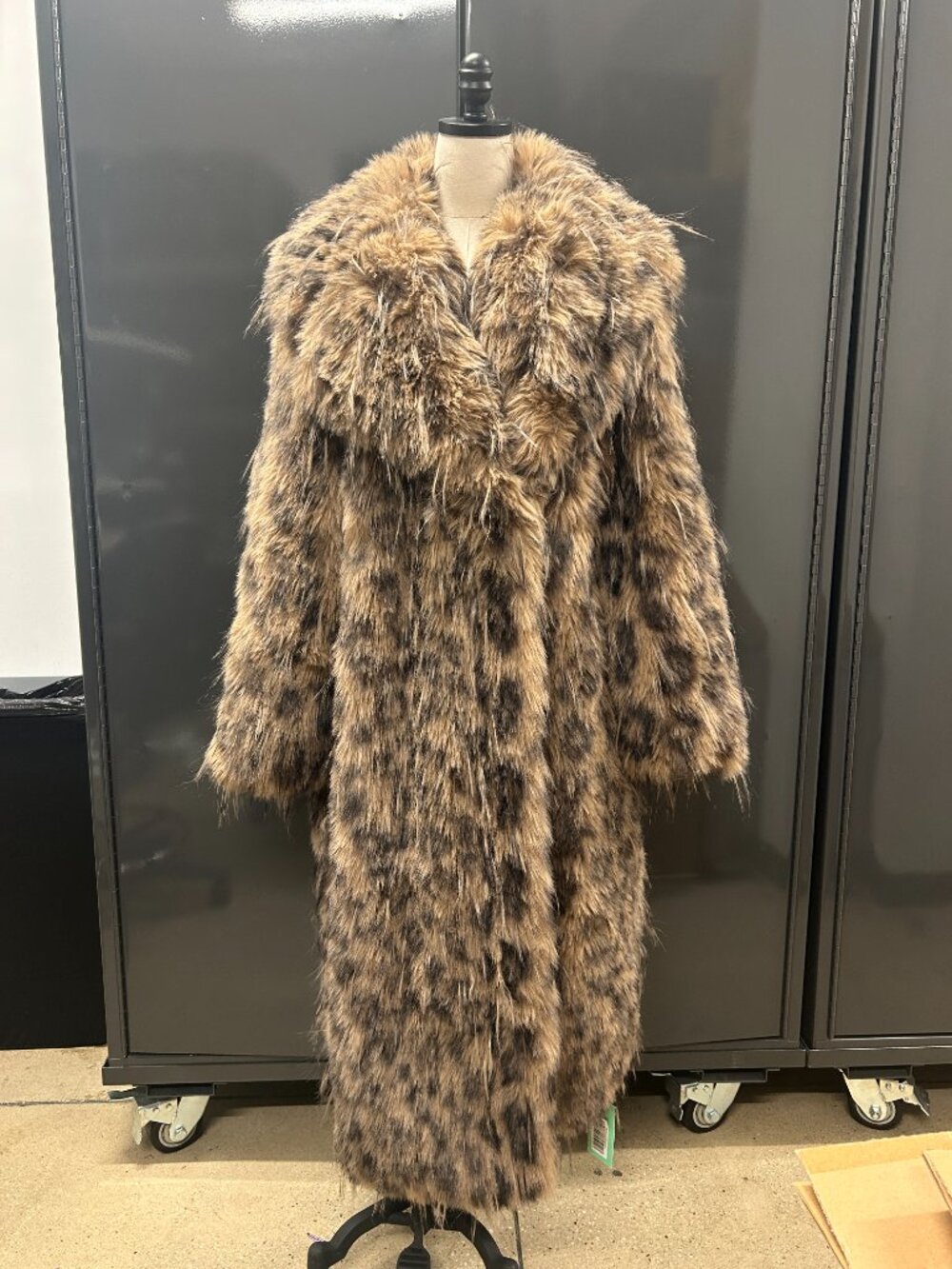 Nasty Gal Faux Fur Longline Coat - Picture 2 of 4